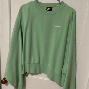 Nike Women's Green Sweatshirt
